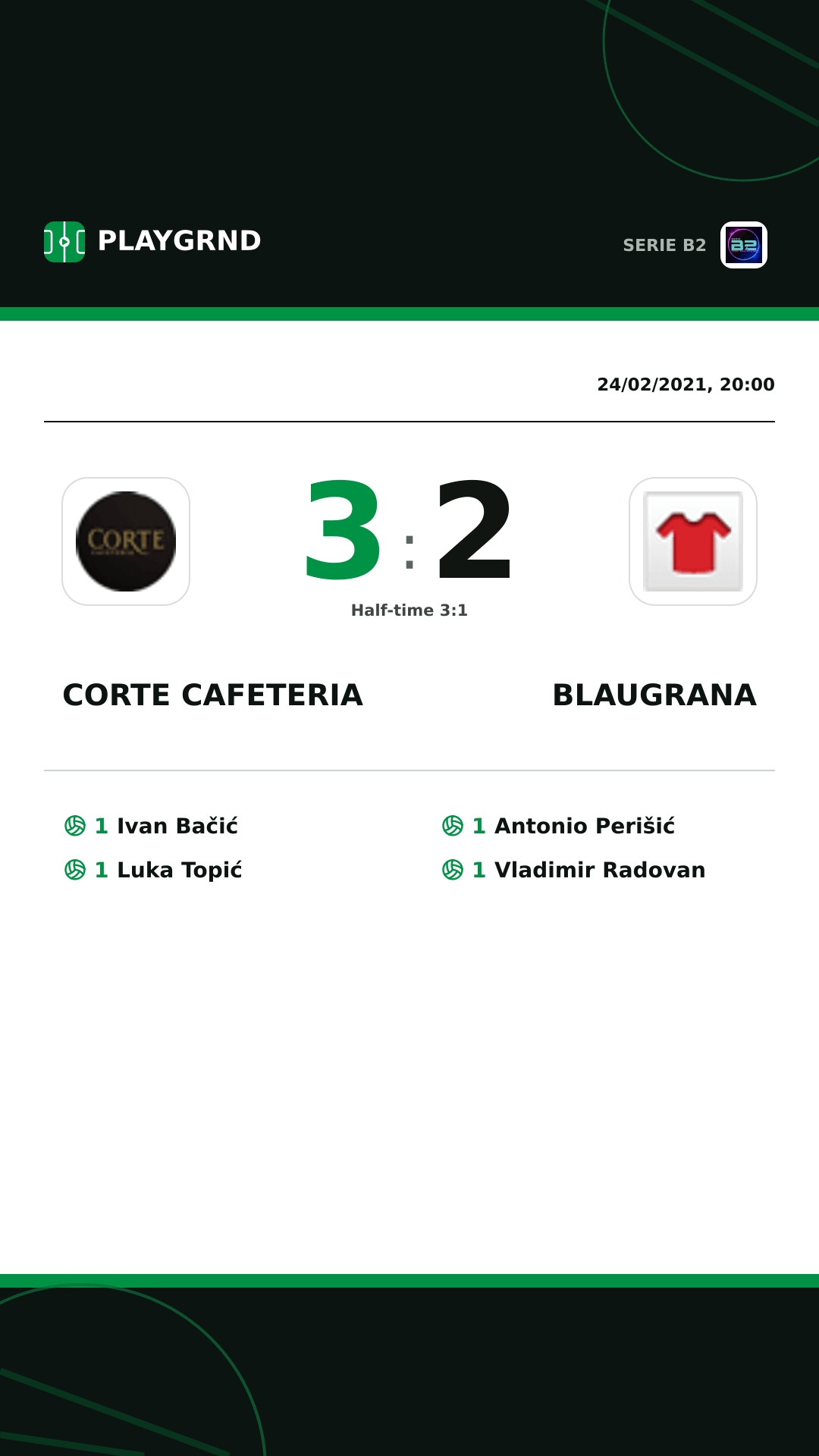 Instagram artwork: Corte Cafeteria 3:2 Blaugrana