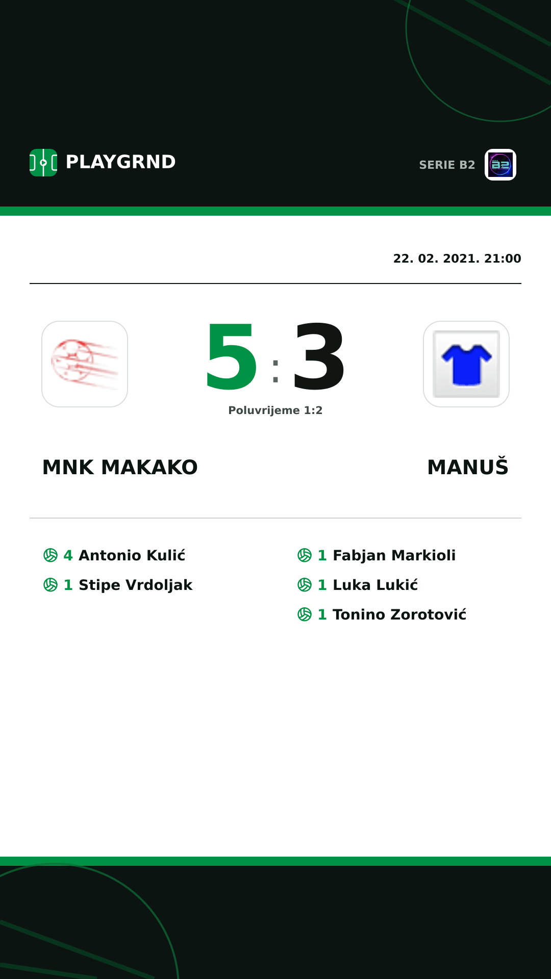 Instagram slika: Mnk Makako 5:3 Manuš