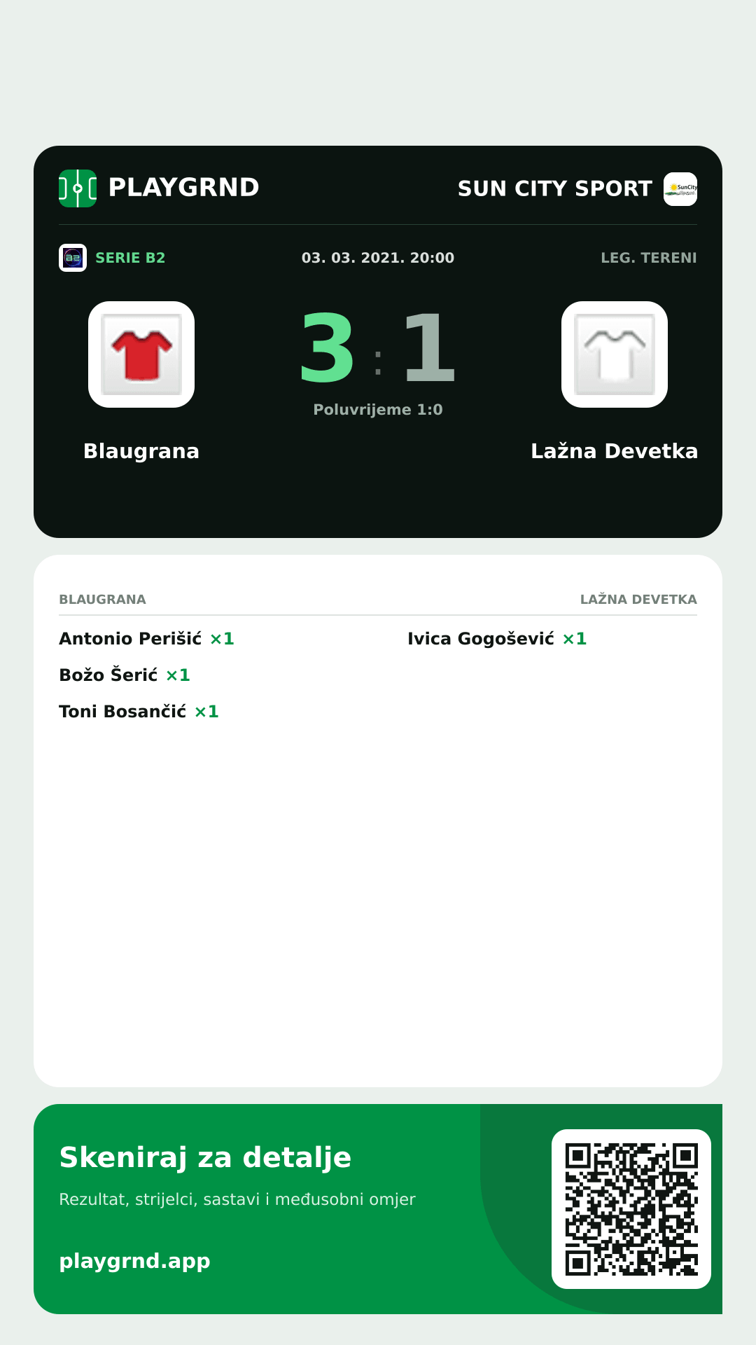 Story slika: Blaugrana 3:1 Lažna Devetka