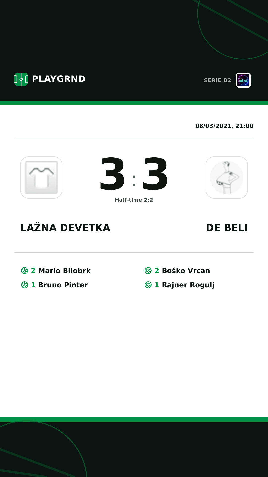 Instagram artwork: Lažna Devetka 3:3 DE Beli