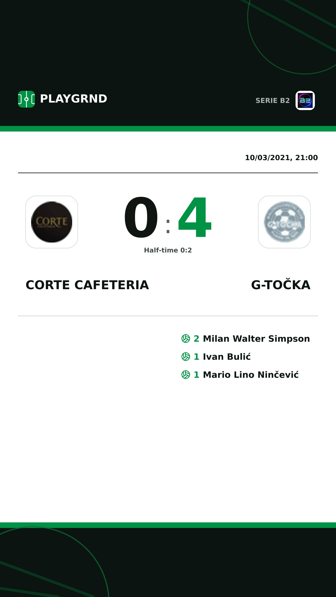 Instagram artwork: Corte Cafeteria 0:4 G-Točka
