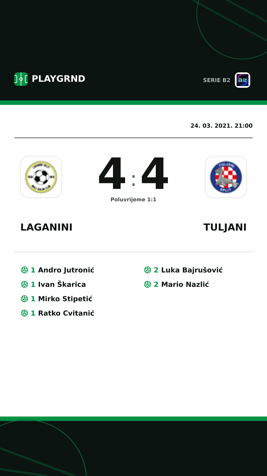Instagram slika: Laganini 4:4 Tuljani