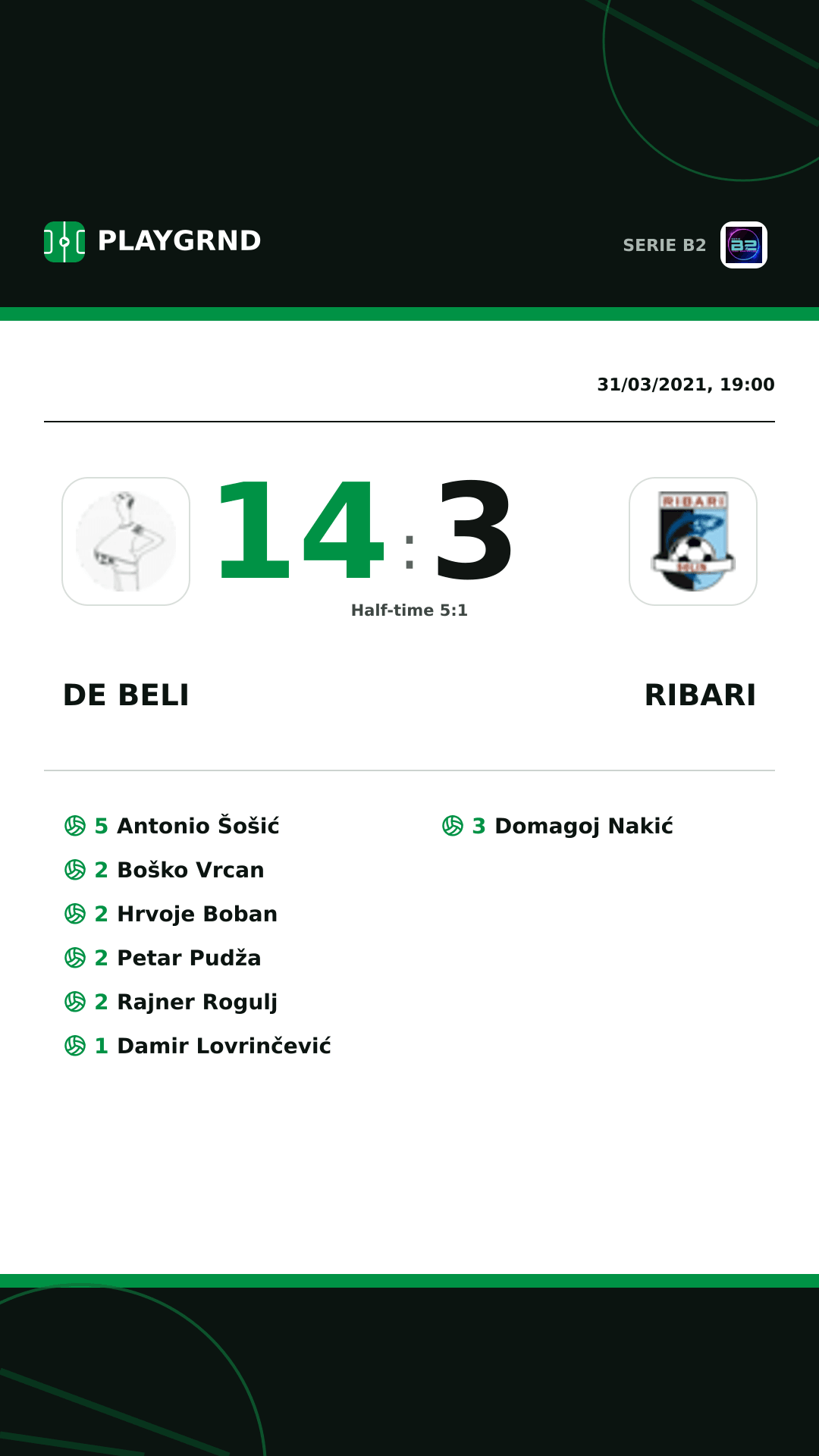 Instagram artwork: DE Beli 14:3 Ribari