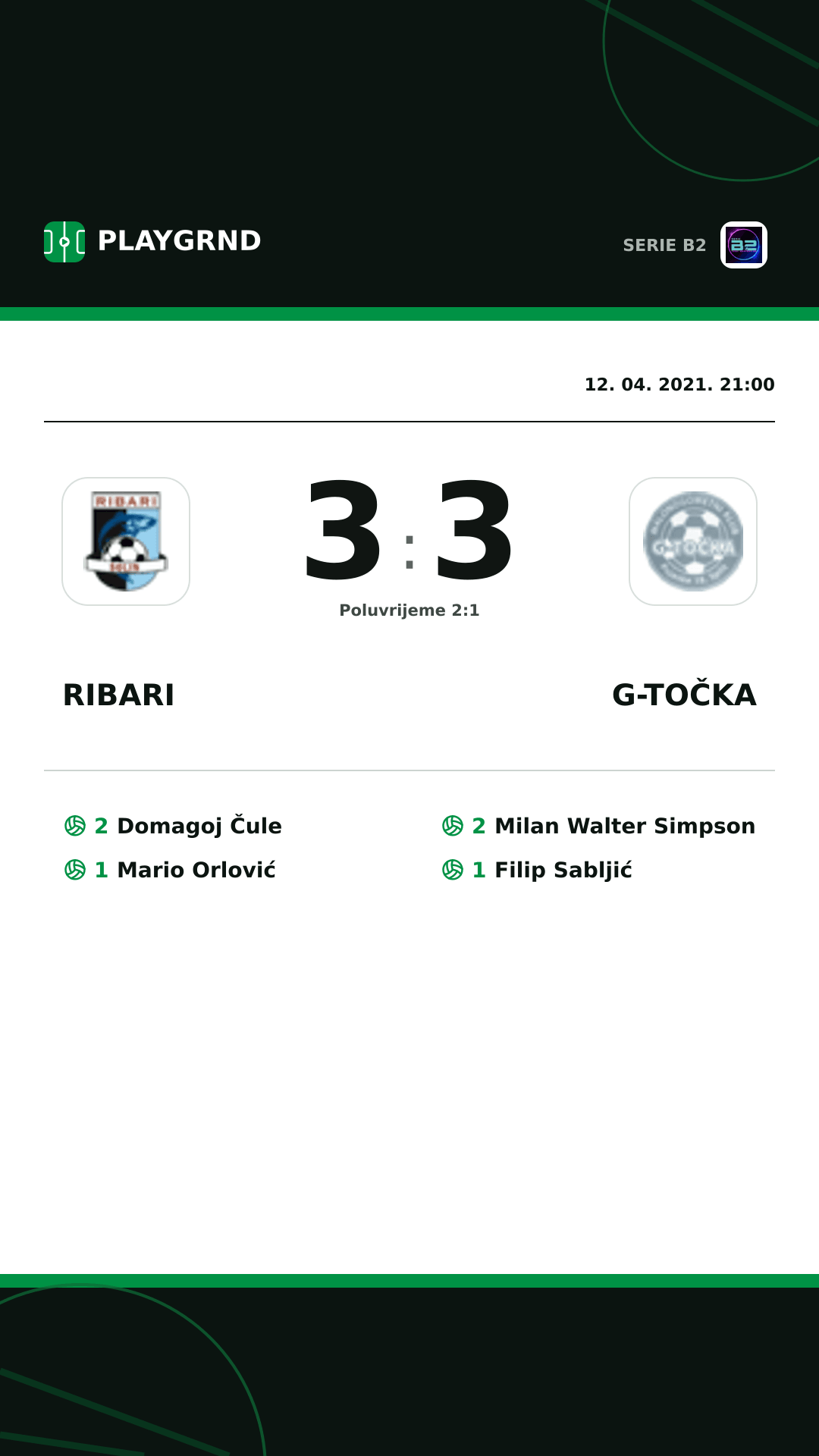 Instagram slika: Ribari 3:3 G-Točka