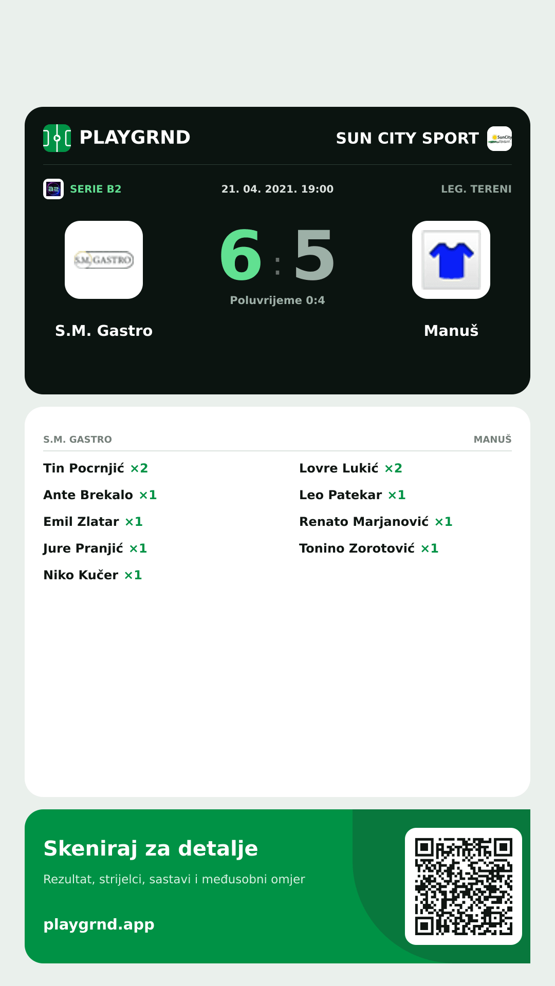 Story slika: S.M. Gastro 6:5 Manuš