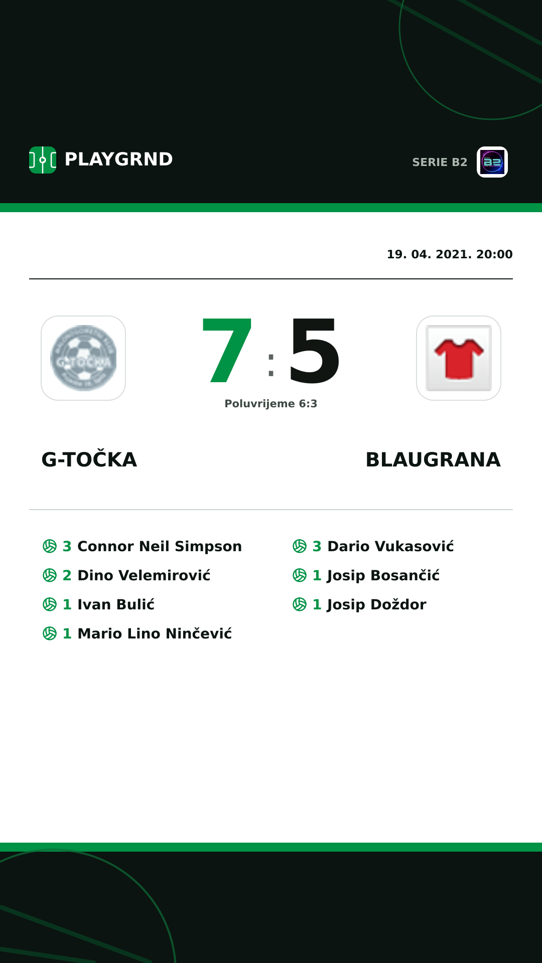 Instagram slika: G-Točka 7:5 Blaugrana