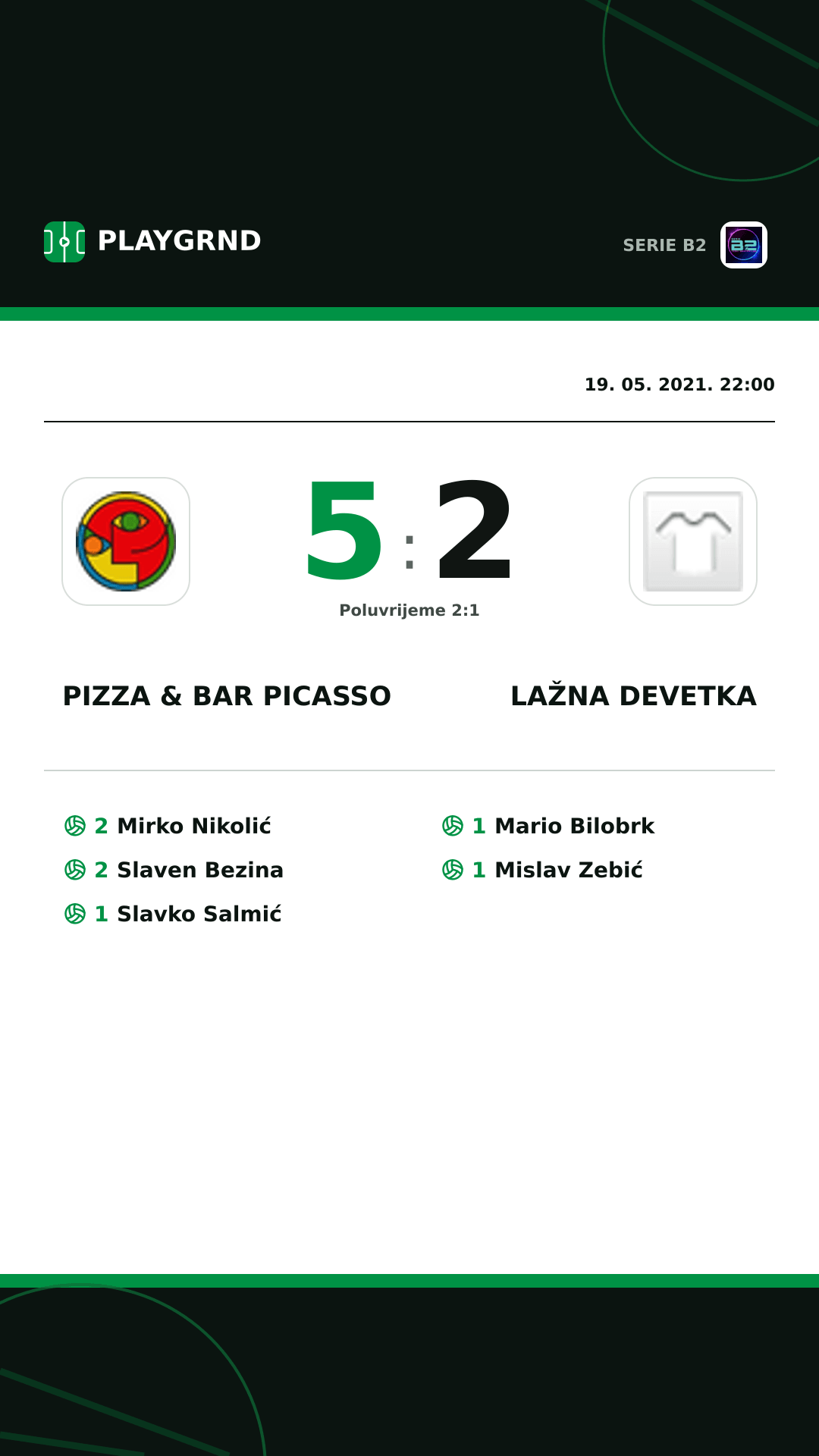 Instagram slika: Pizza & Bar Picasso 5:2 Lažna Devetka