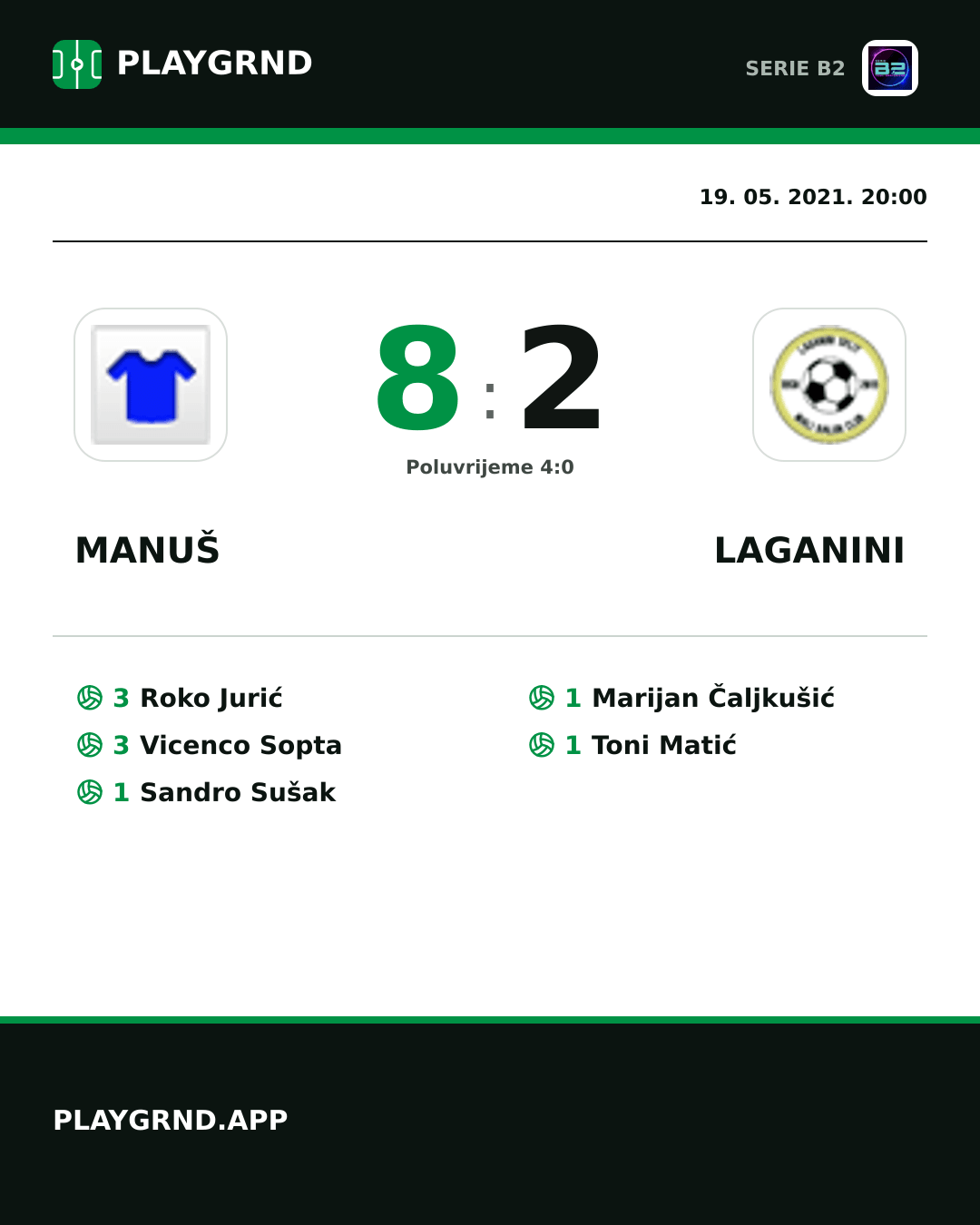 Instagram slika: Manuš 8:2 Laganini