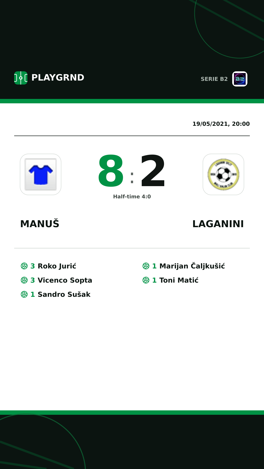 Instagram artwork: Manuš 8:2 Laganini