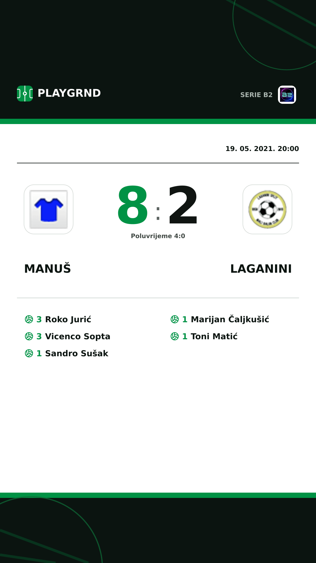 Instagram slika: Manuš 8:2 Laganini