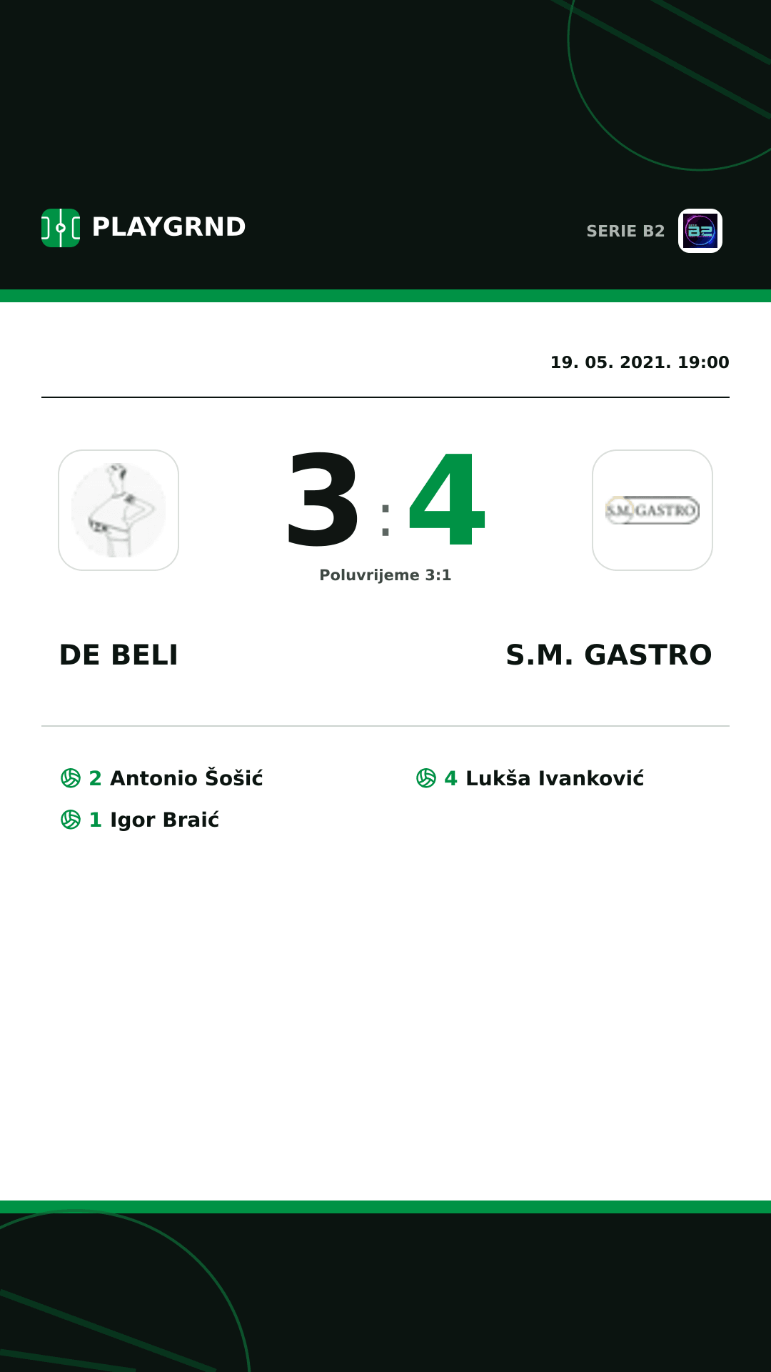 Instagram slika: DE Beli 3:4 S.M. Gastro