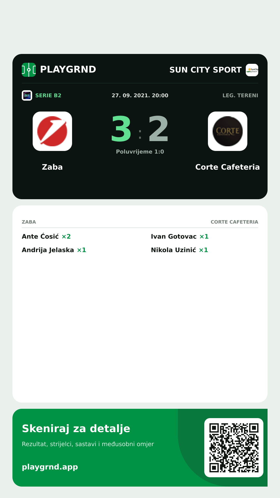 Story image: Zaba 3:2 Corte Cafeteria