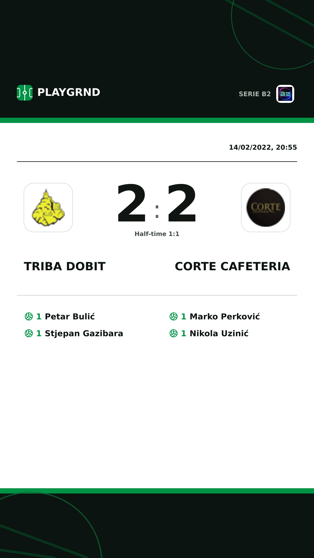 Instagram artwork: Triba Dobit 2:2 Corte Cafeteria