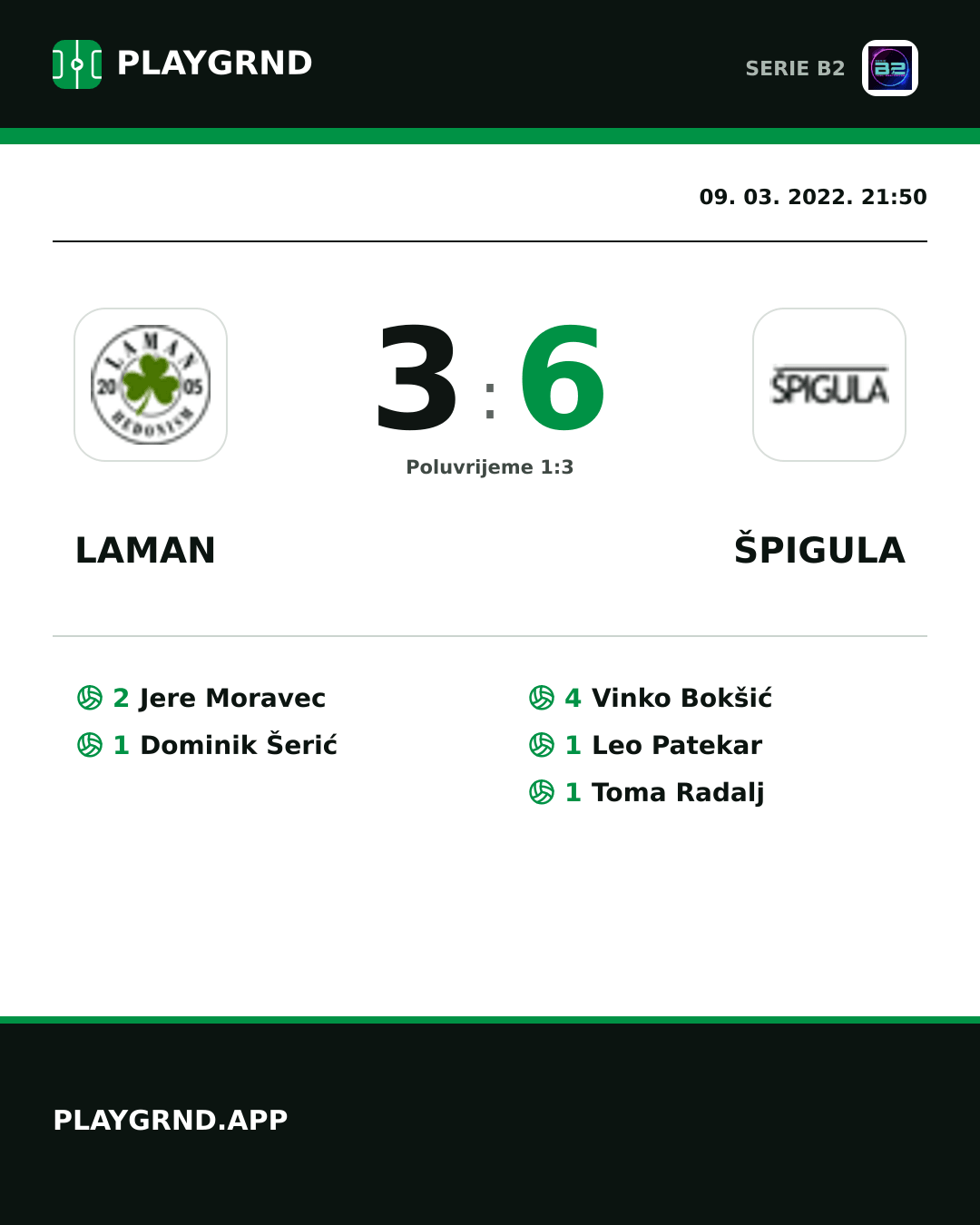 Instagram slika: Laman 3:6 Špigula