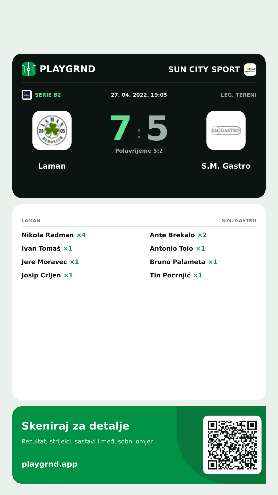 Story slika: Laman 7:5 S.M. Gastro