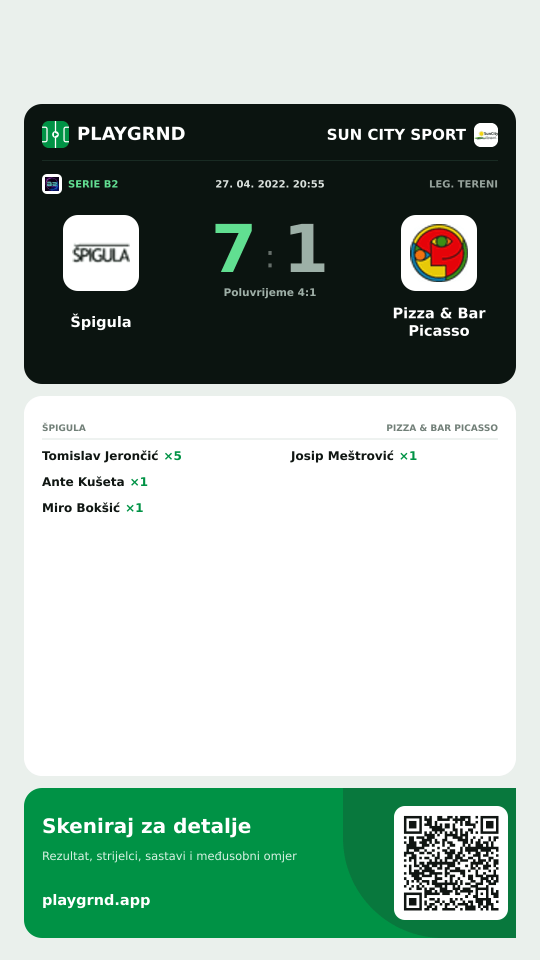 Story image: Špigula 7:1 Pizza & Bar Picasso