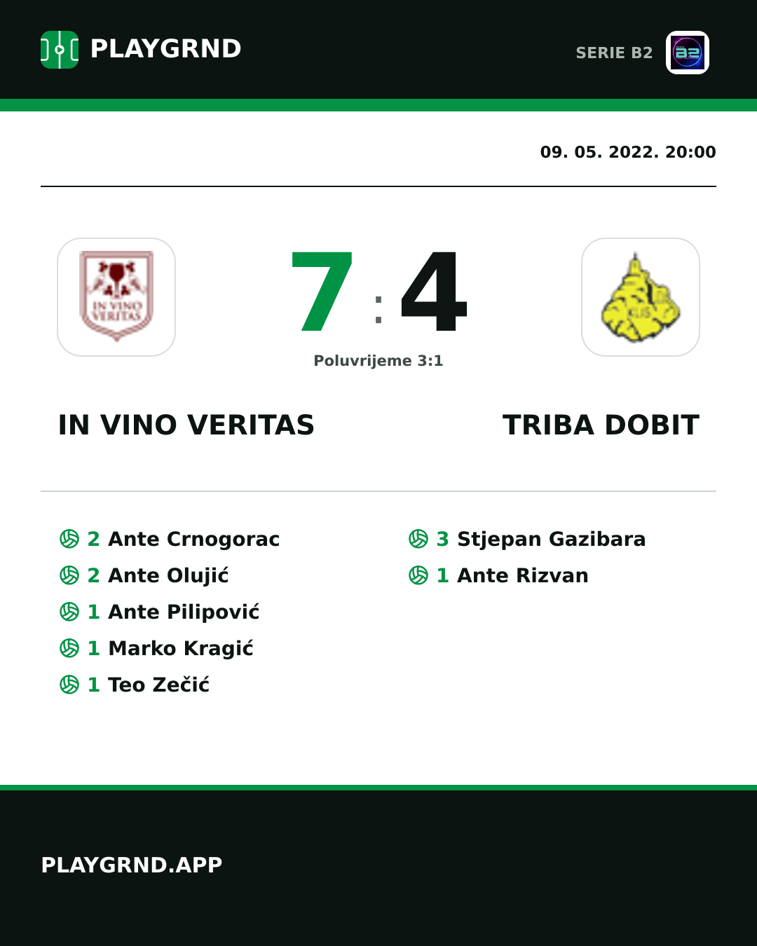 Instagram slika: IN Vino Veritas 7:4 Triba Dobit
