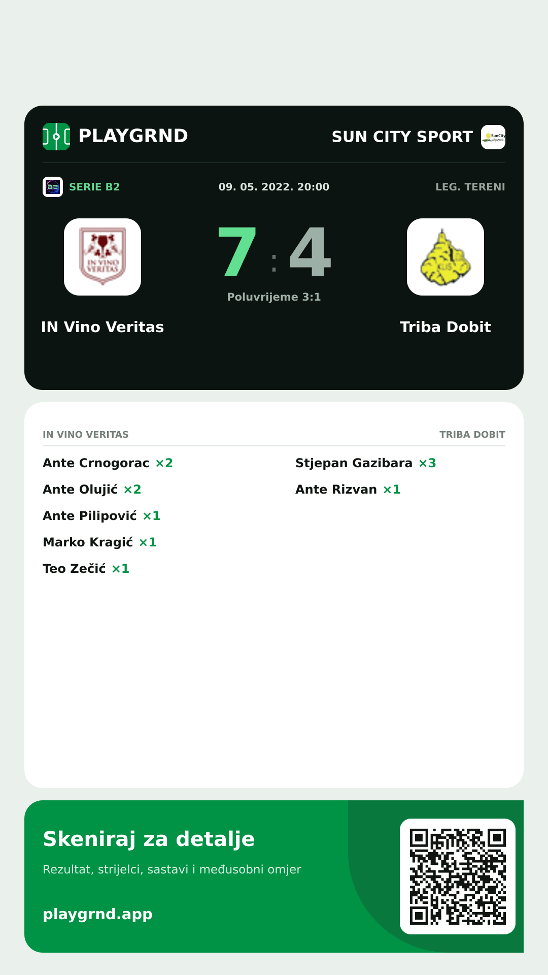 Story slika: IN Vino Veritas 7:4 Triba Dobit