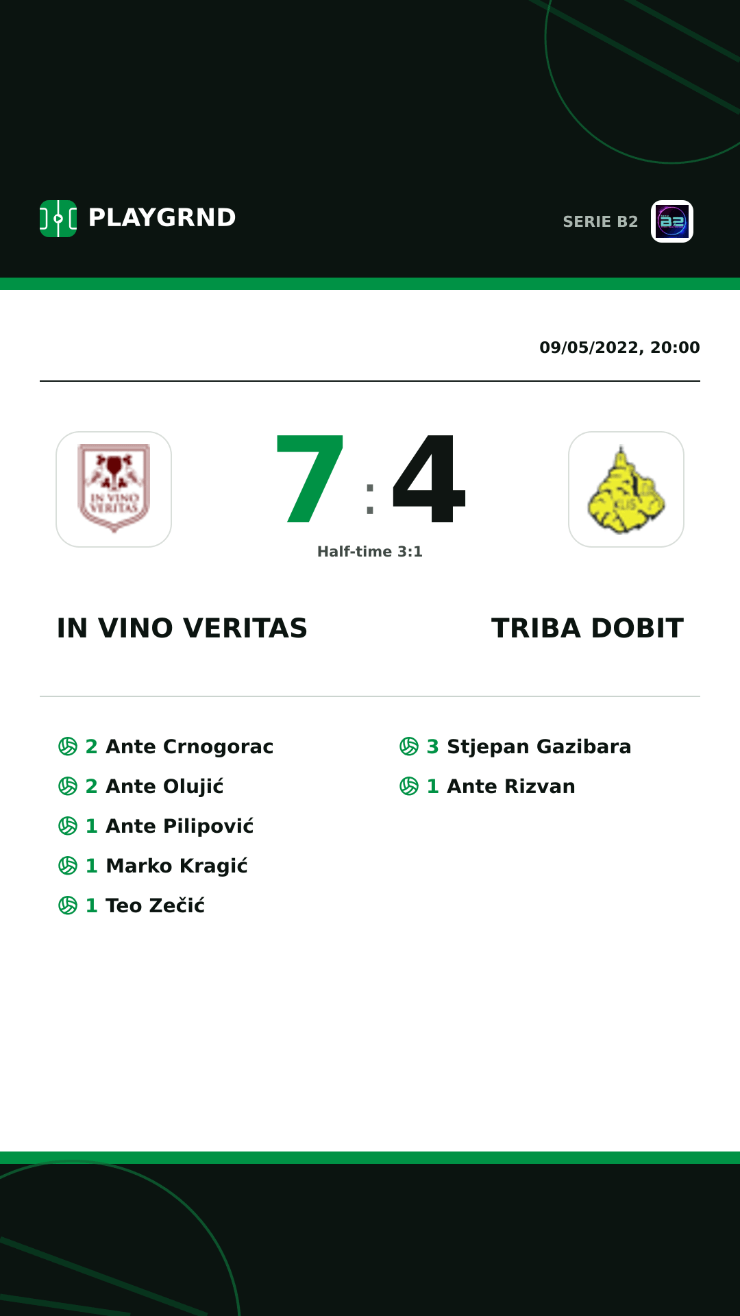 Instagram artwork: IN Vino Veritas 7:4 Triba Dobit