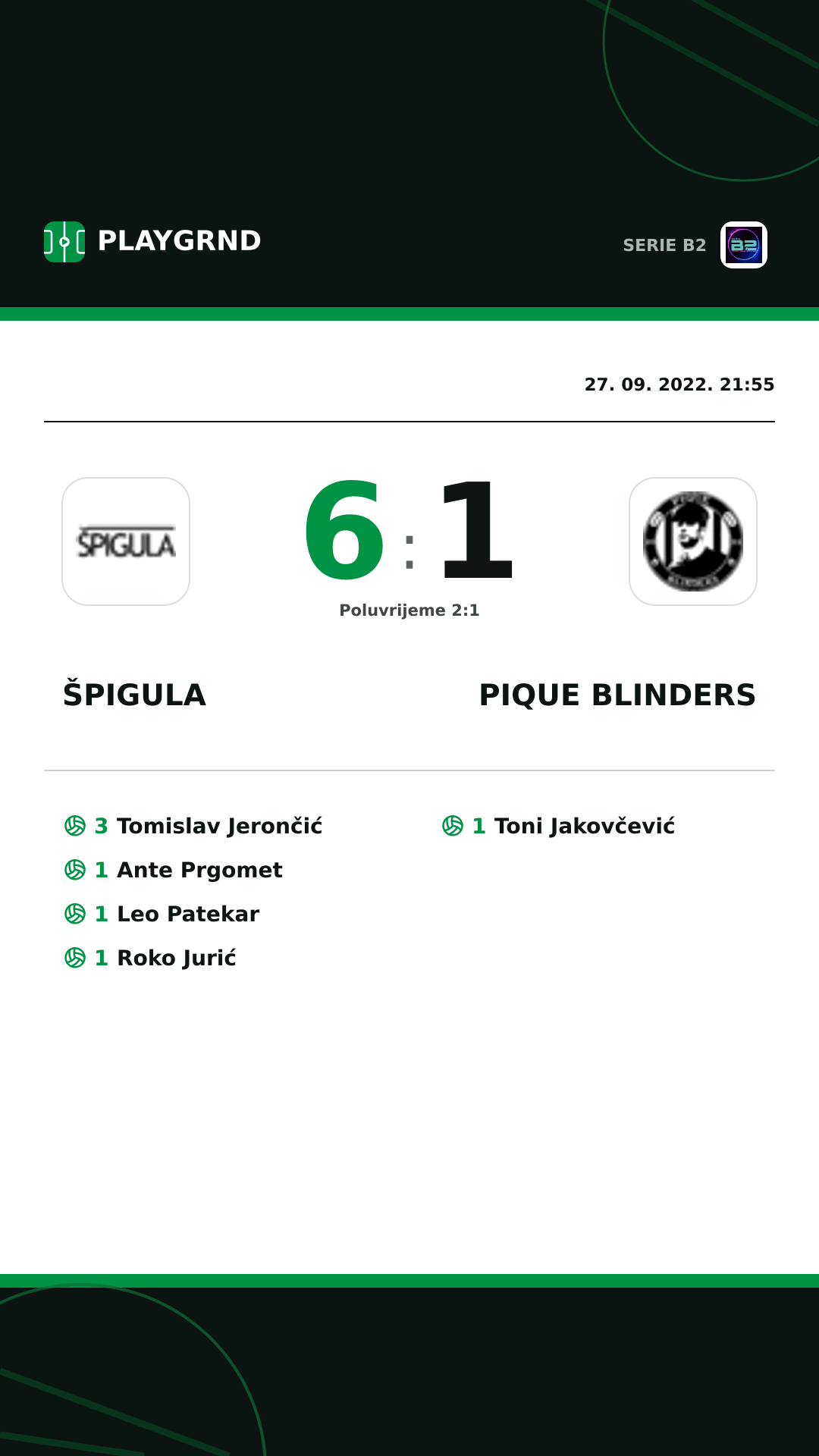 Instagram slika: Špigula 6:1 Pique Blinders