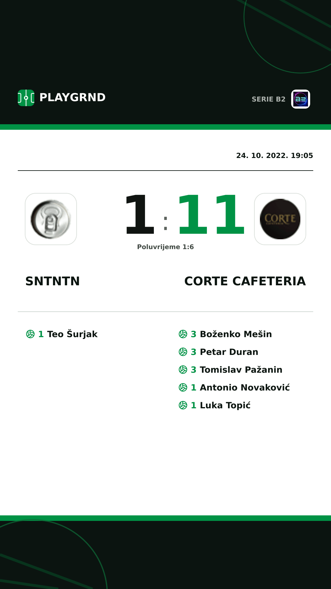 Instagram slika: Sntntn 1:11 Corte Cafeteria
