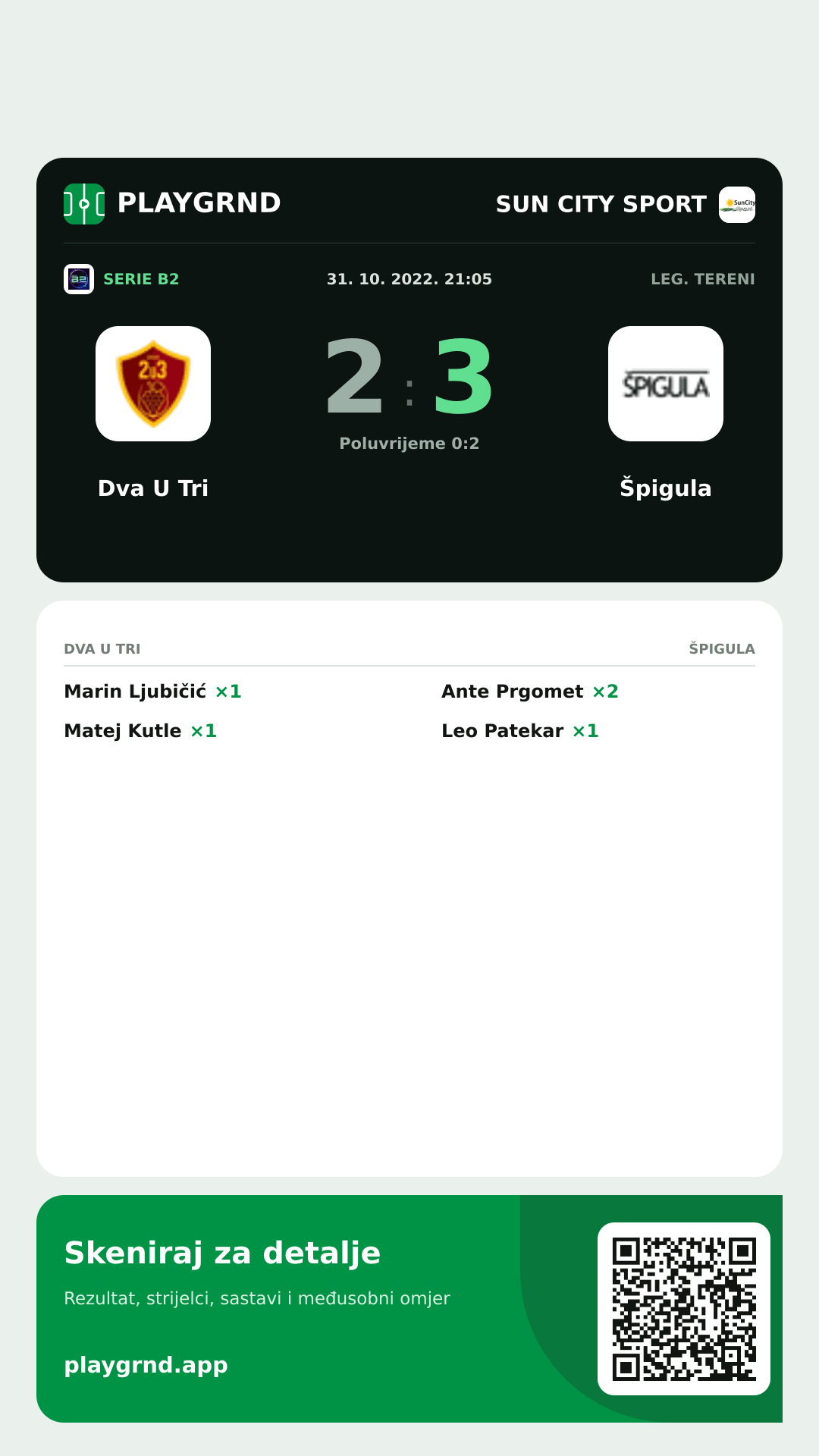 Story slika: Dva U Tri 2:3 Špigula