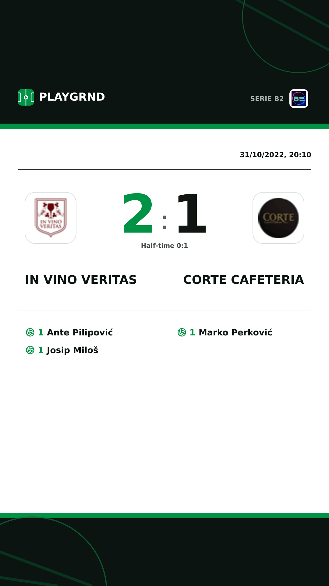 Instagram artwork: IN Vino Veritas 2:1 Corte Cafeteria