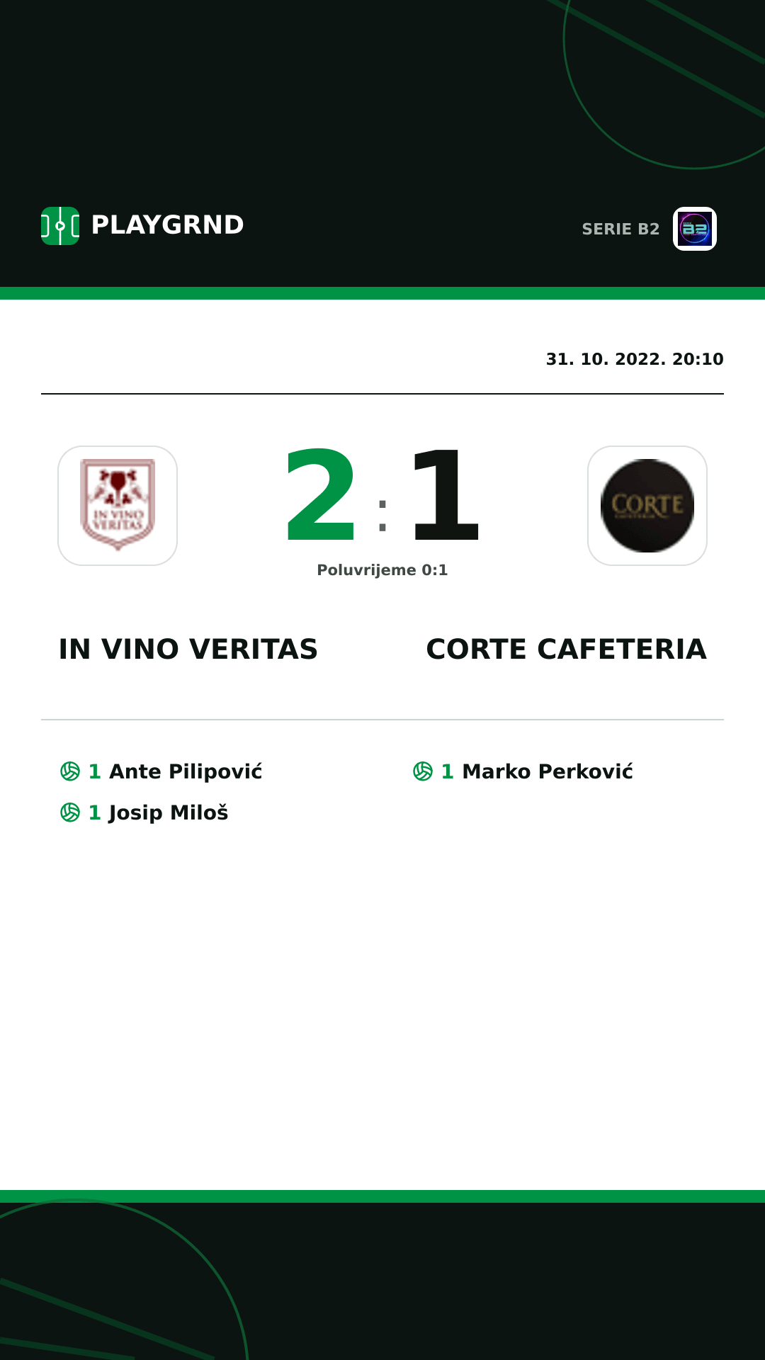 Instagram slika: IN Vino Veritas 2:1 Corte Cafeteria