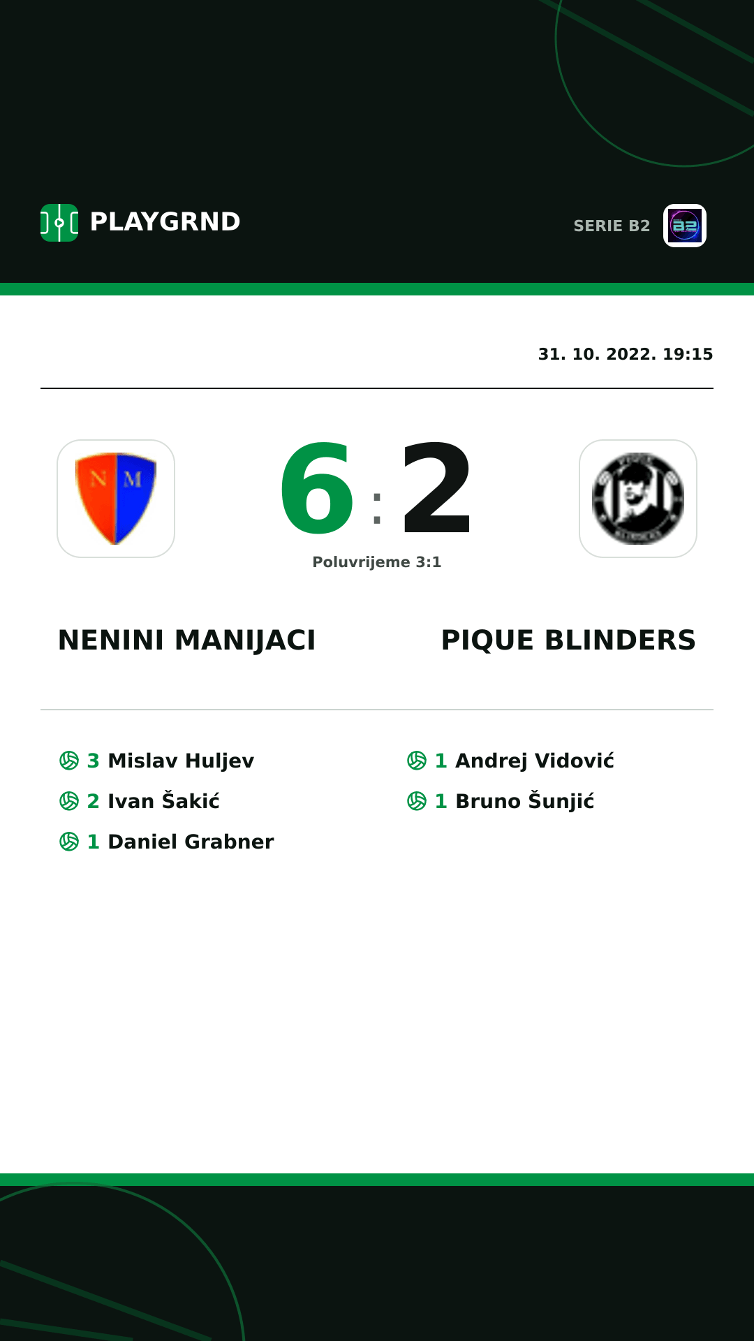 Instagram slika: Nenini Manijaci 6:2 Pique Blinders