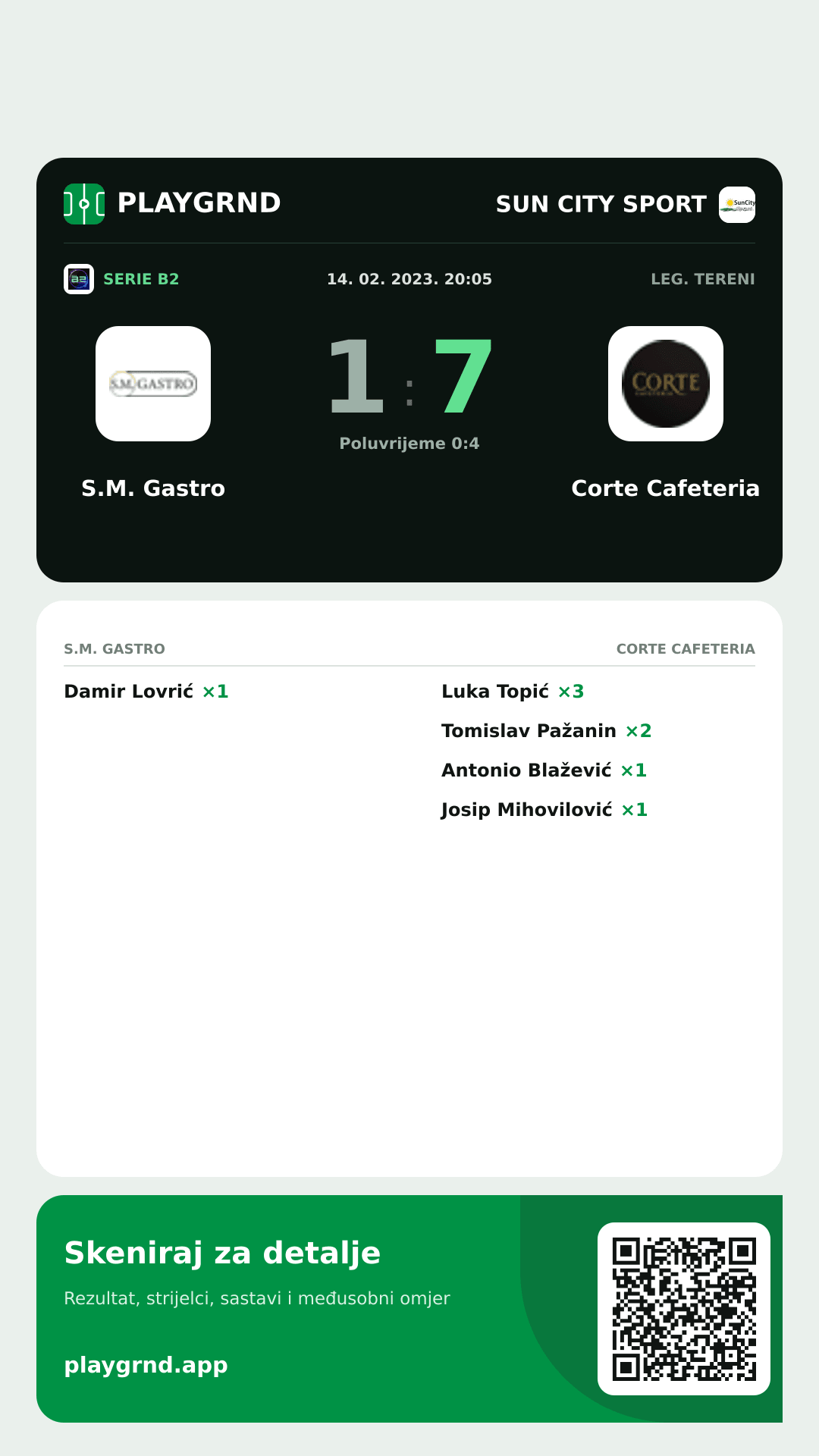 Story slika: S.M. Gastro 1:7 Corte Cafeteria