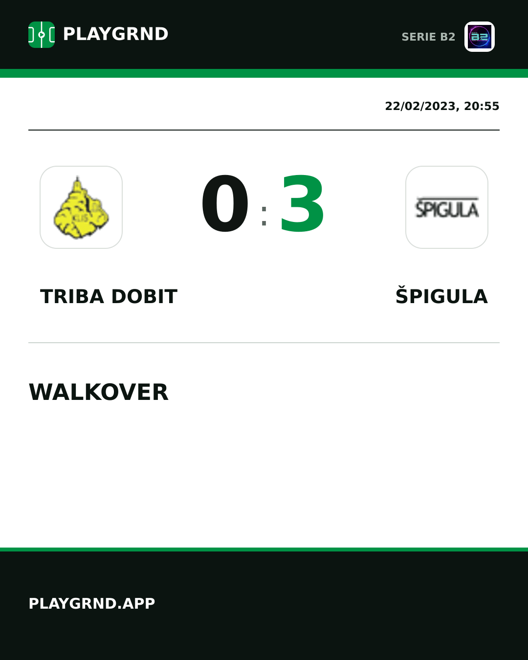 Instagram artwork: Triba Dobit 0:3 Špigula