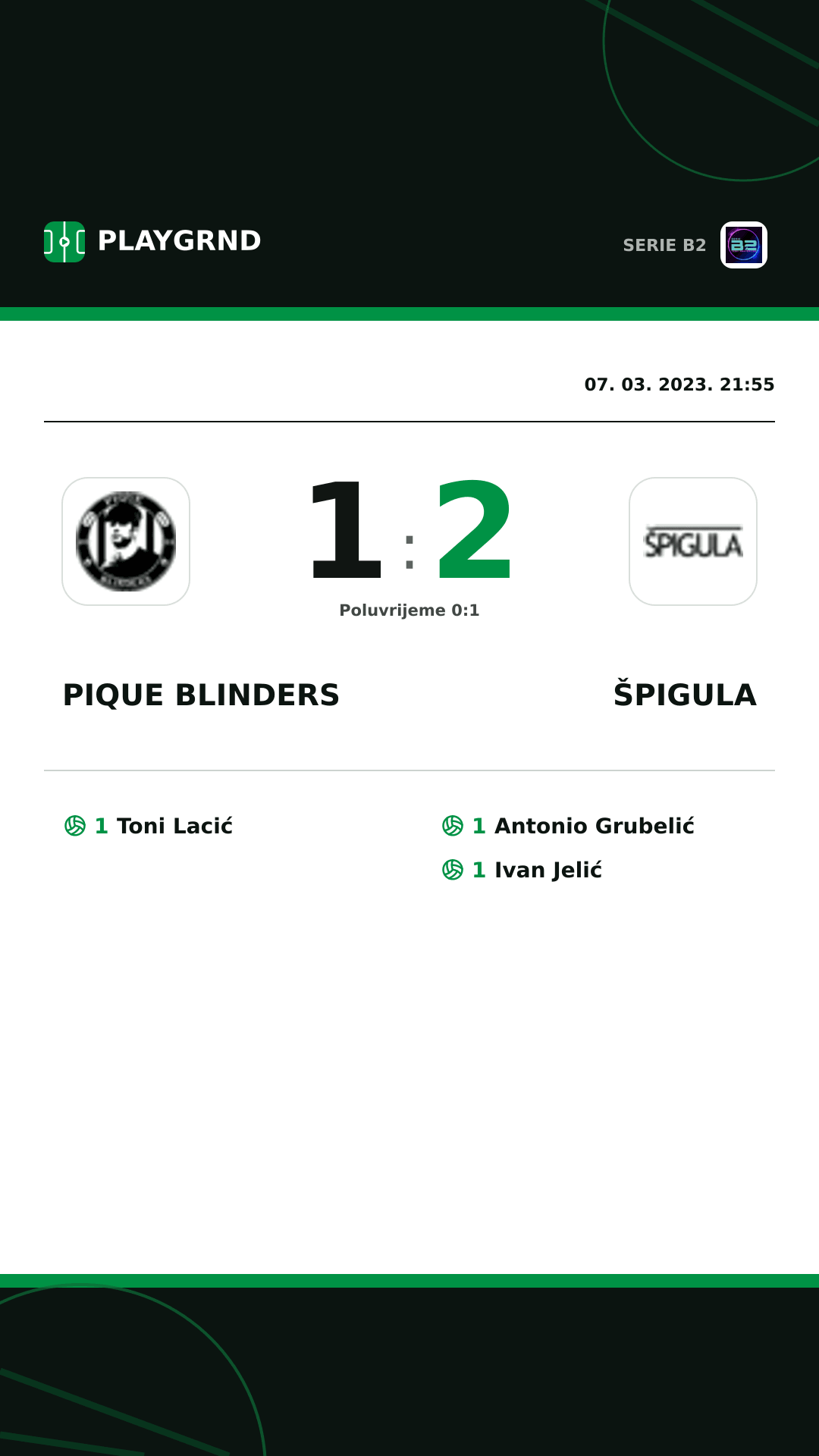 Instagram slika: Pique Blinders 1:2 Špigula