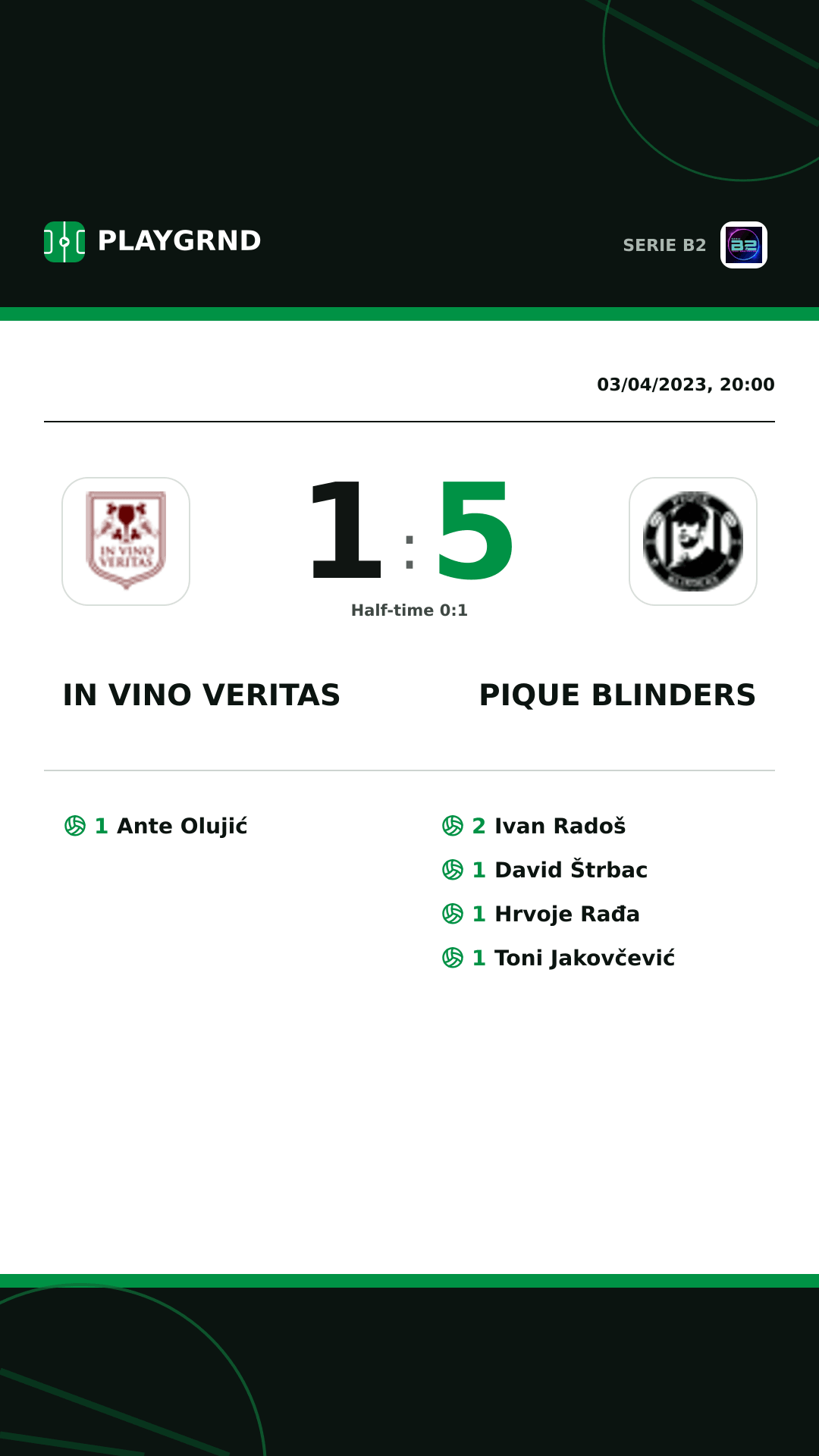 Instagram artwork: IN Vino Veritas 1:5 Pique Blinders