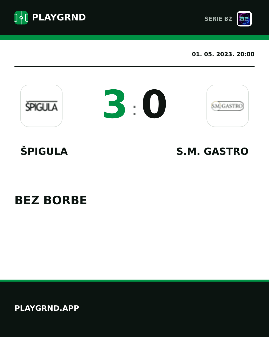 Instagram slika: Špigula 3:0 S.M. Gastro