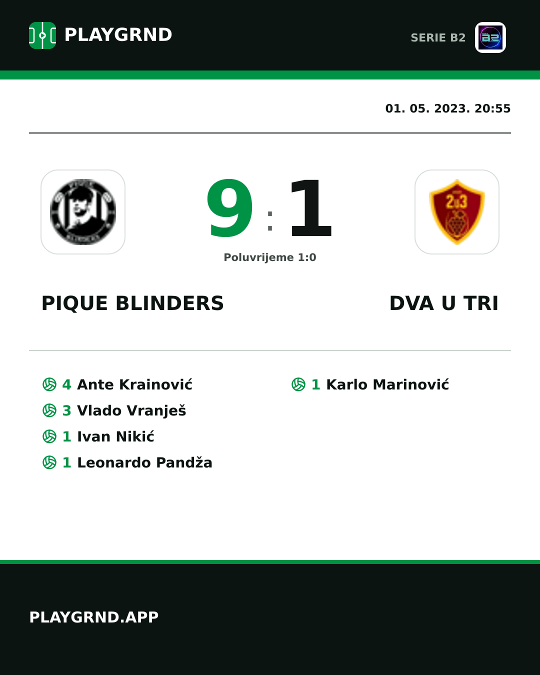 Instagram slika: Pique Blinders 9:1 Dva U Tri