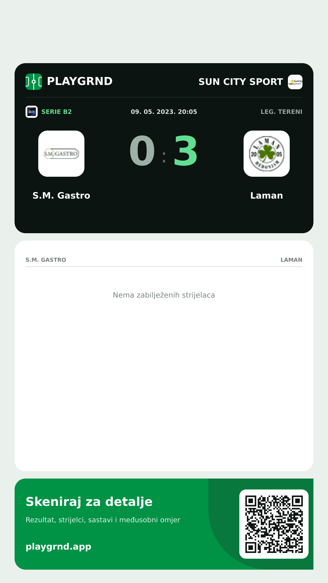 Story slika: S.M. Gastro 0:3 Laman