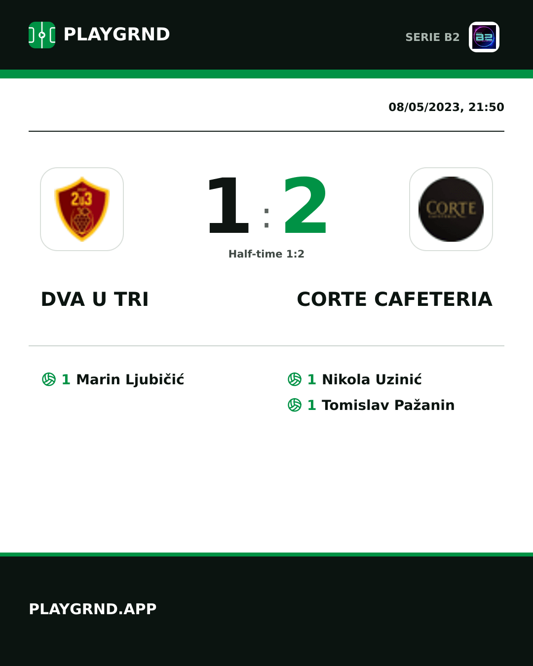 Instagram artwork: Dva U Tri 1:2 Corte Cafeteria