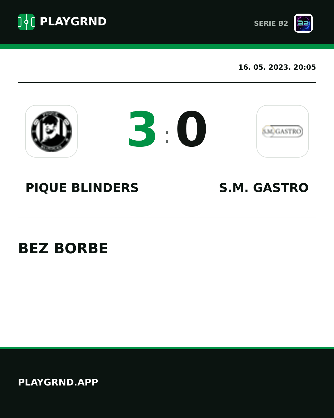 Instagram slika: Pique Blinders 3:0 S.M. Gastro