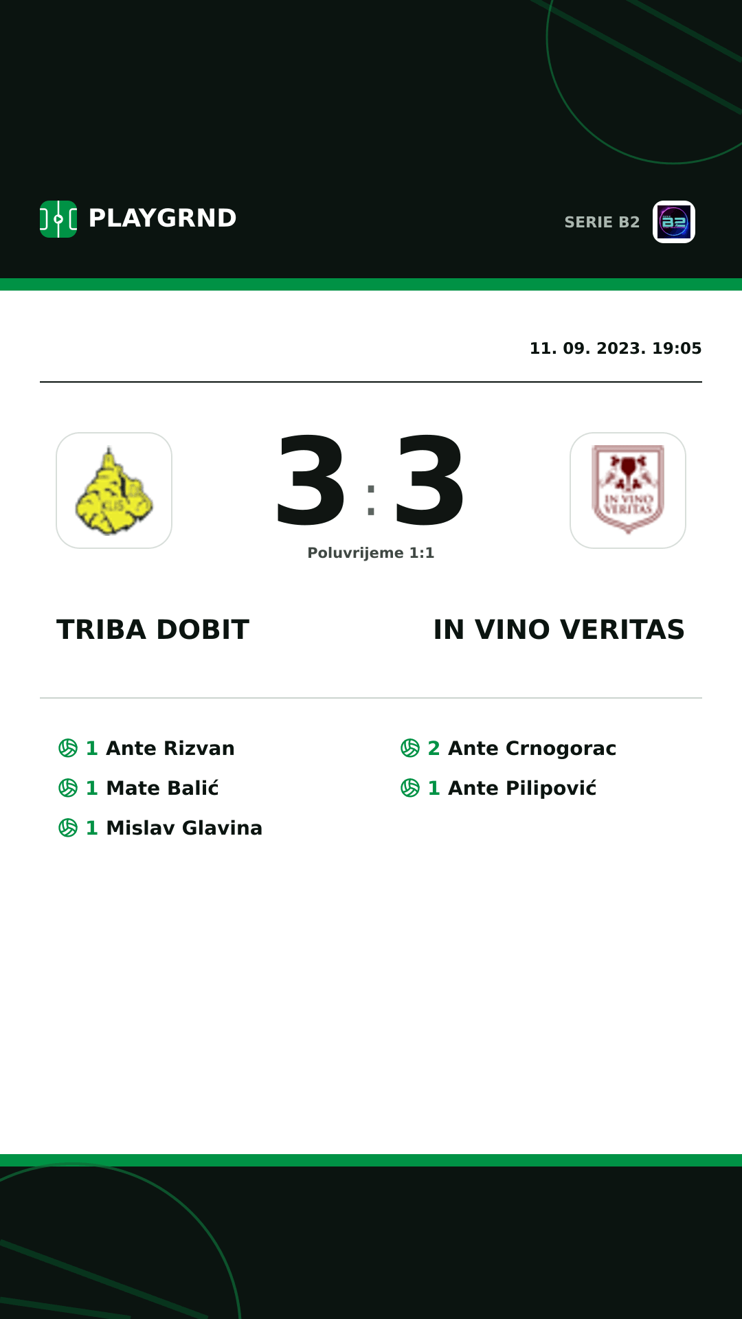 Instagram slika: Triba Dobit 3:3 IN Vino Veritas