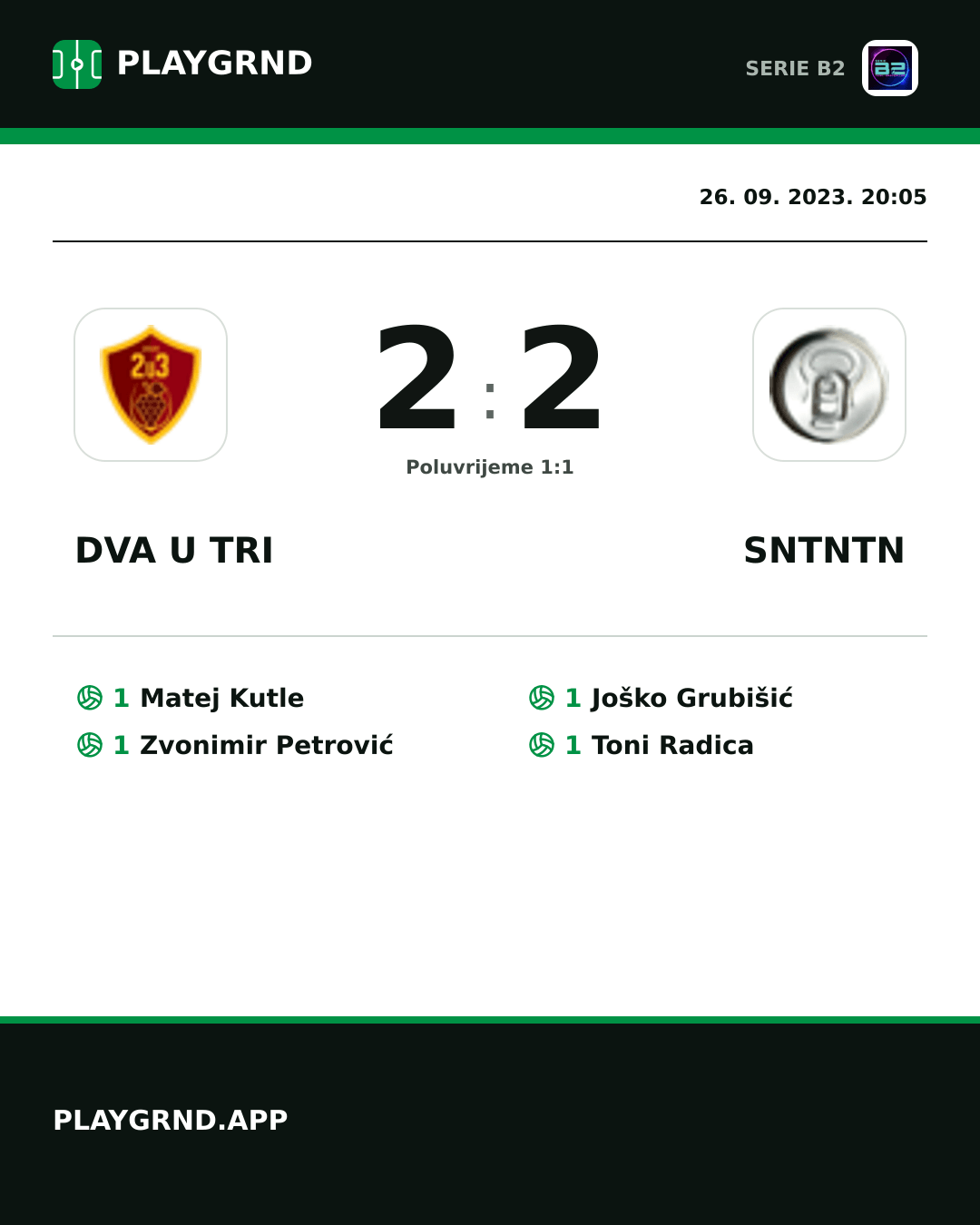 Instagram slika: Dva U Tri 2:2 Sntntn