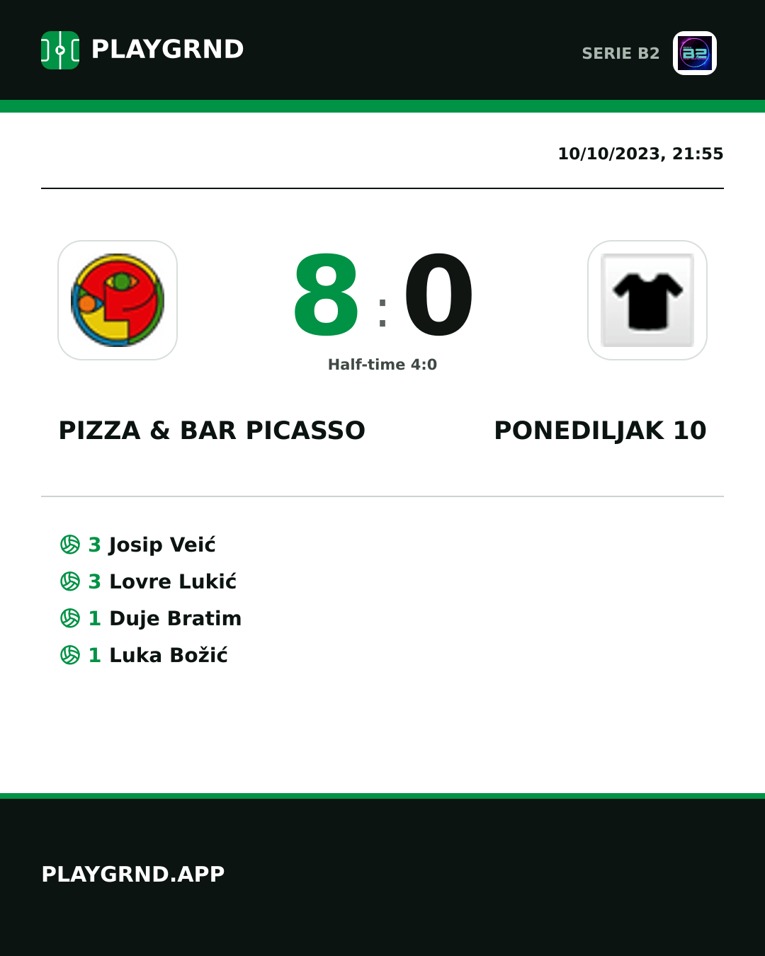 Instagram artwork: Pizza & Bar Picasso 8:0 Ponediljak 10