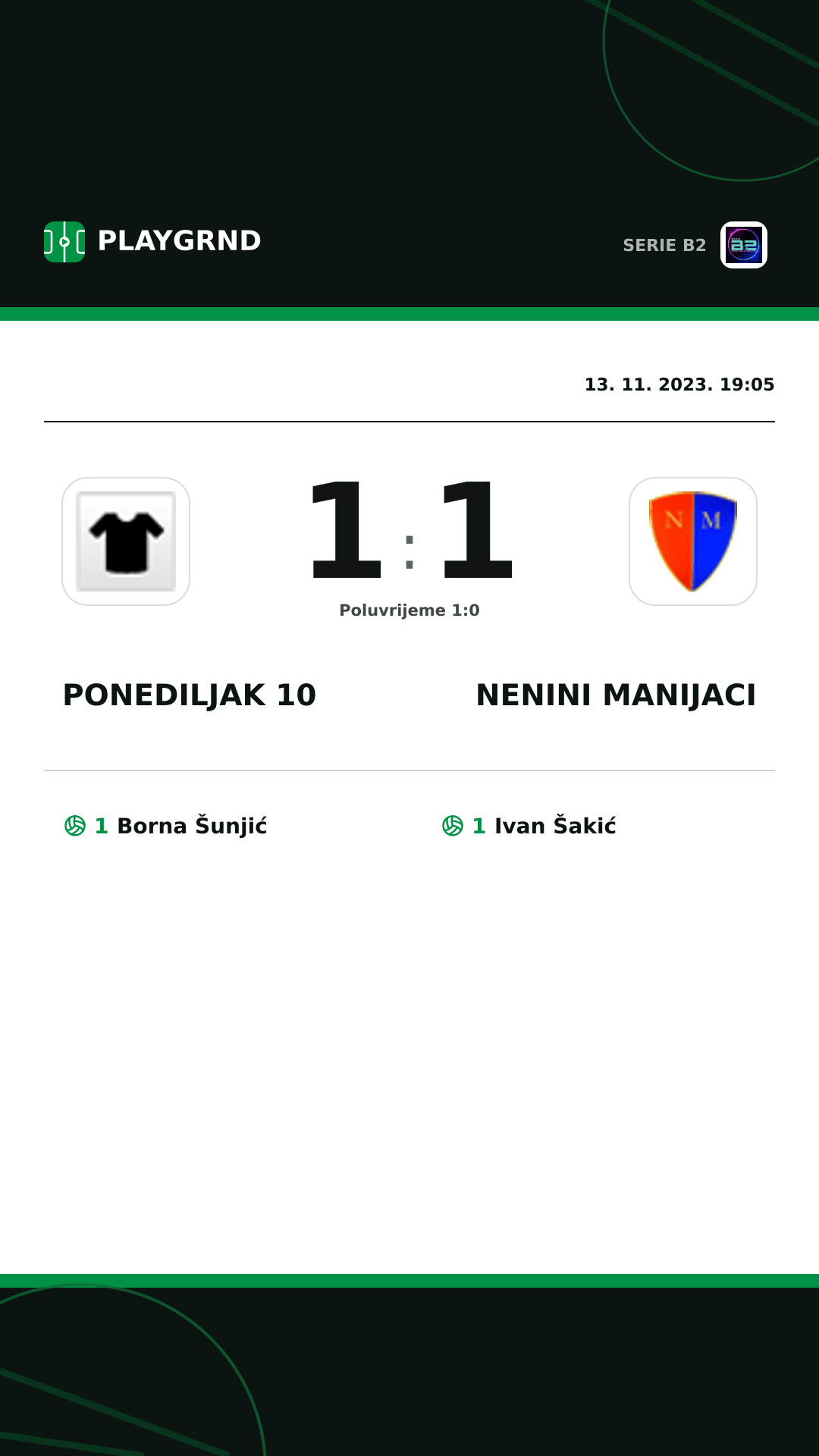 Instagram slika: Ponediljak 10 1:1 Nenini Manijaci