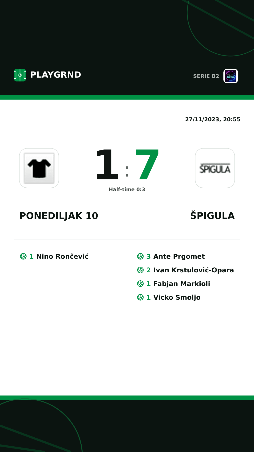 Instagram artwork: Ponediljak 10 1:7 Špigula