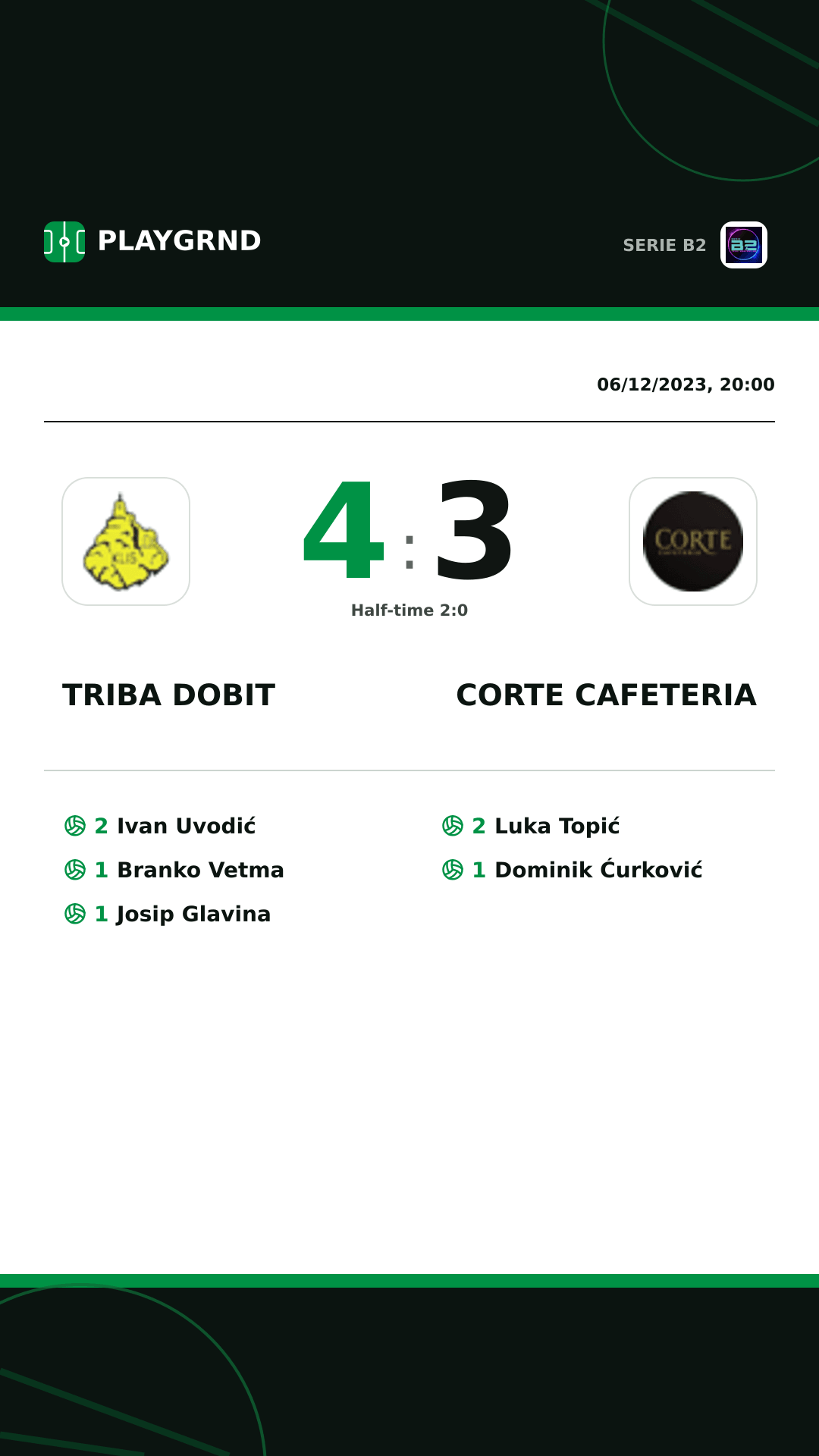 Instagram artwork: Triba Dobit 4:3 Corte Cafeteria