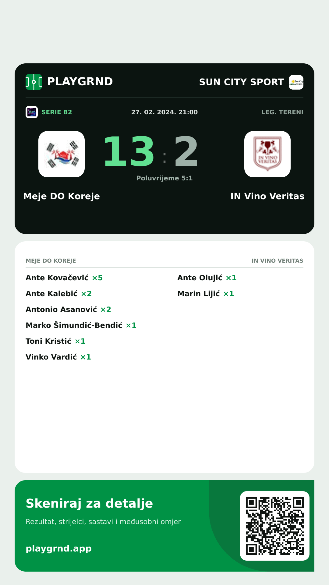 Story image: Meje DO Koreje 13:2 IN Vino Veritas