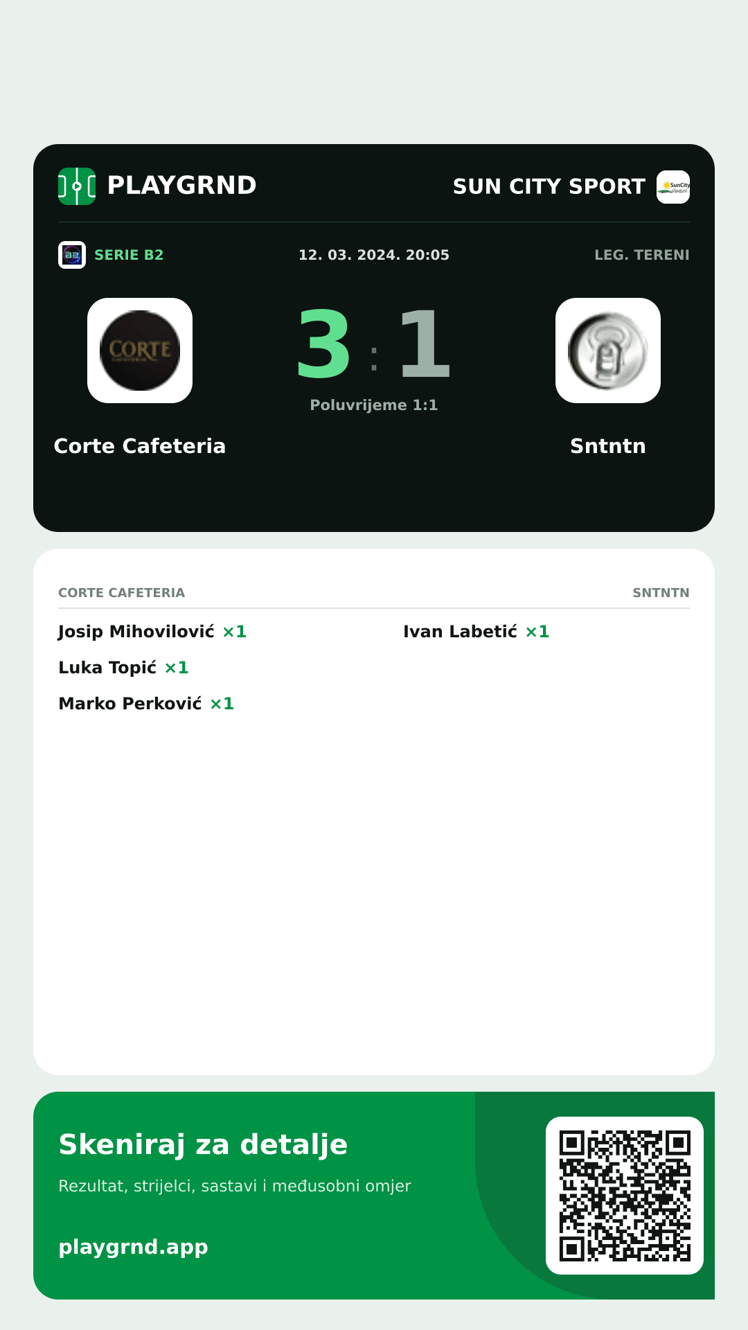 Story image: Corte Cafeteria 3:1 Sntntn