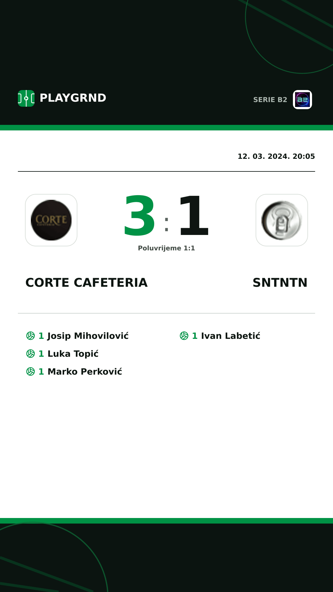 Instagram slika: Corte Cafeteria 3:1 Sntntn