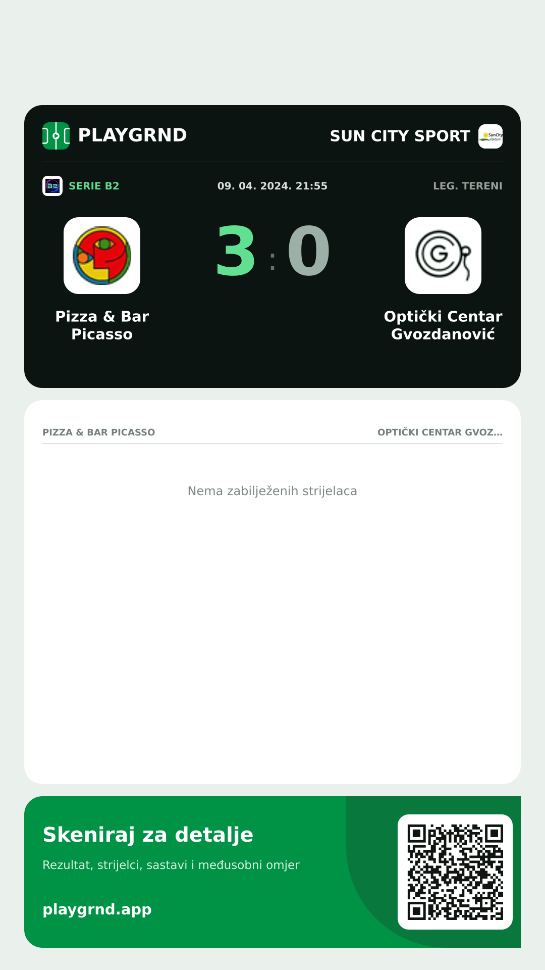 Story slika: Pizza & Bar Picasso 3:0 Optički Centar Gvozdanović