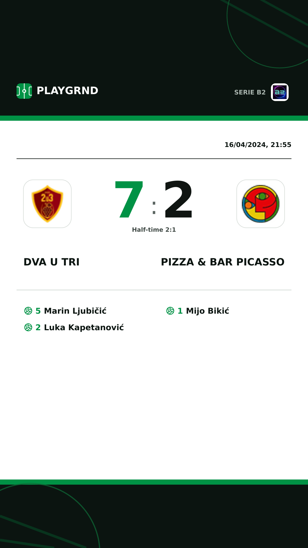 Instagram artwork: Dva U Tri 7:2 Pizza & Bar Picasso