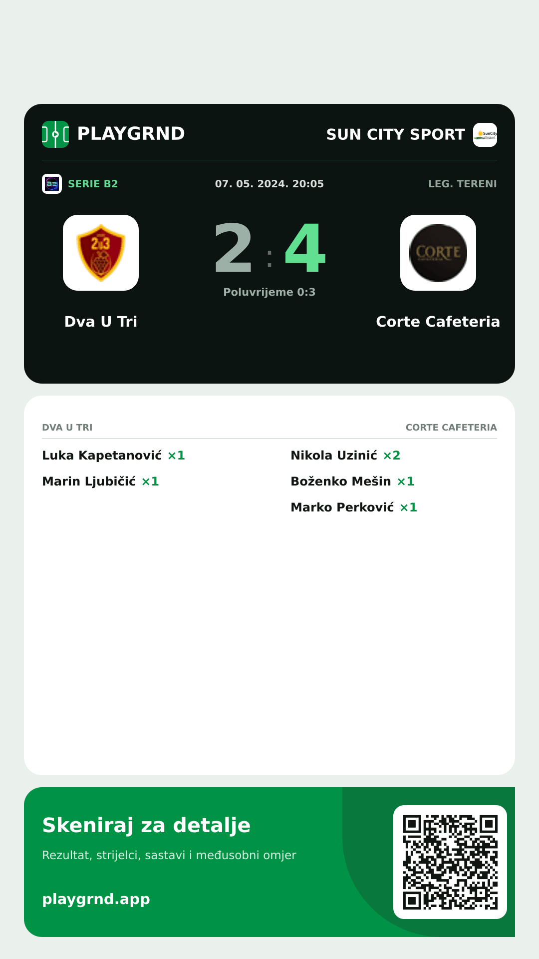 Story slika: Dva U Tri 2:4 Corte Cafeteria